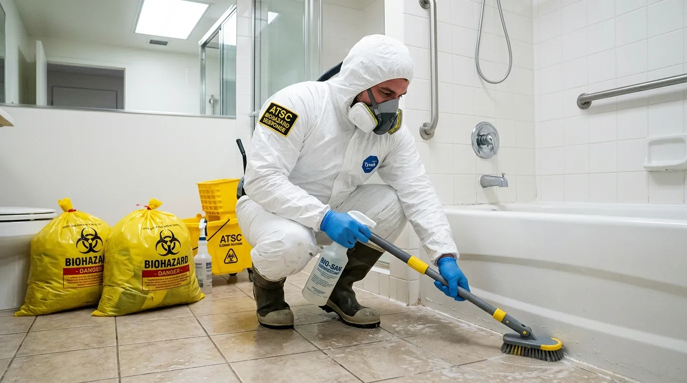 Decontamination equipment deployed for Blood Cleanup in Gustine